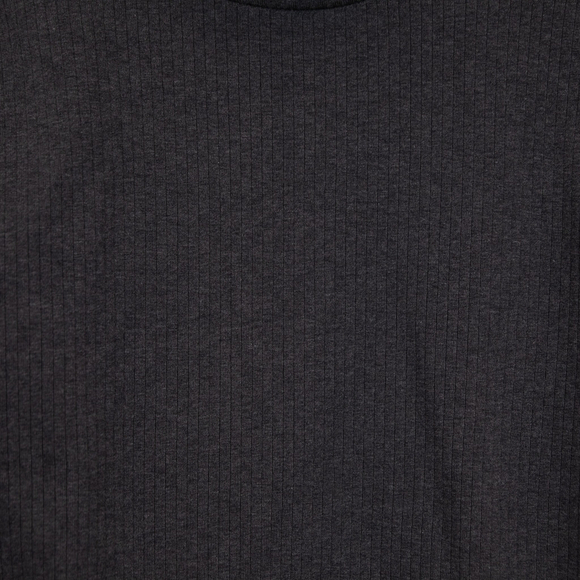 J. Crew Premium rib turtleneck with whipstitch trim grey shirt-L - Picture 2 of 5